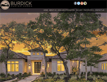 Tablet Screenshot of burdickhomes.com